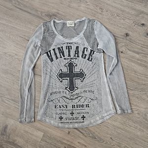 Vocal- long sleeve motorcycle shirt